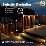 SOLPEX-Solar-Deck-Lights-Outdoor-16-Pack-Solar-Step-Lights-Waterproof-Led-Solar-lights-for-Outdoor-Stairs-Step-Fence-Yard-Patio-and-PathwayWarm-White